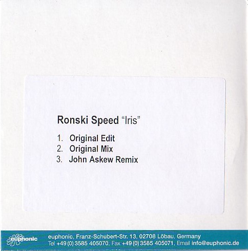 Ronski Speed – Iris