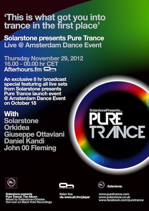 Solarstone - Pure Trance: LIVE @ ADE 2012