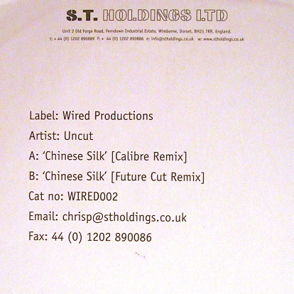 UnCut – Chinese Silk (Remixes)