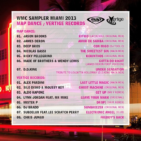 MAP Dance: Vertige Records WMC Sampler 2013
