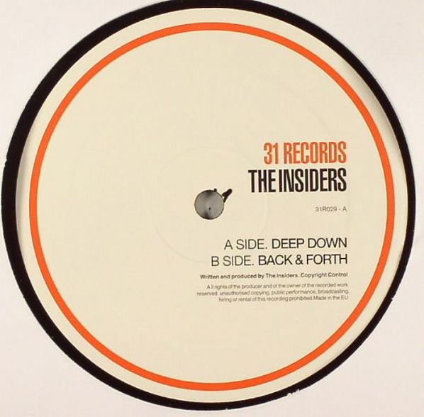 The Insiders – Deep Down / Back & Forth