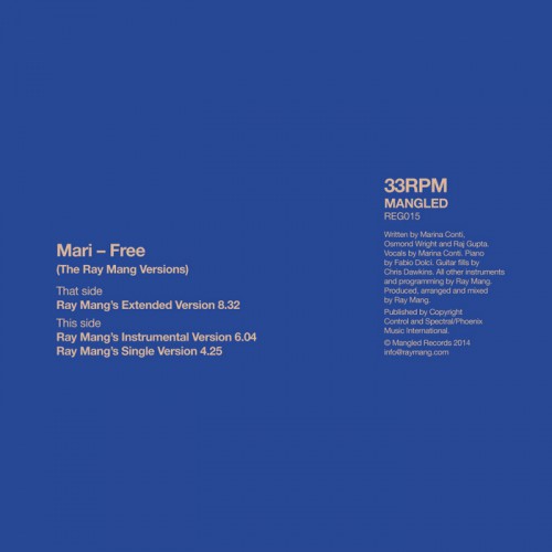 Mari – Free (The Ray Mang Versions)