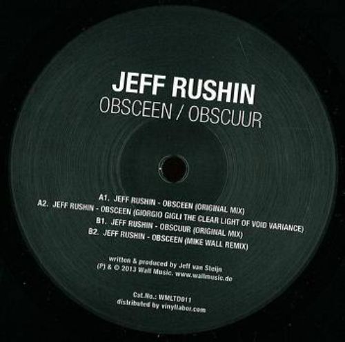 Jeff Rushin – Obsceen / Obscuur