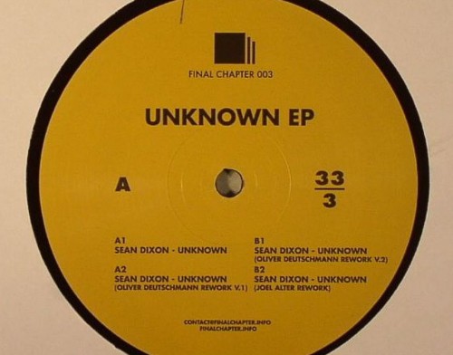 Sean Dixon – Unknown EP