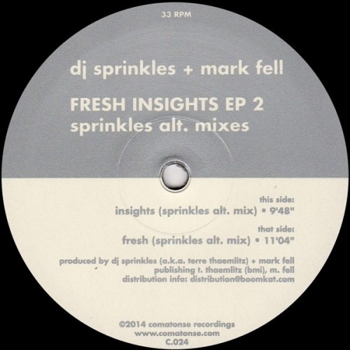 Dj Sprinkles & Mark Fell – Fresh Insights EP 2