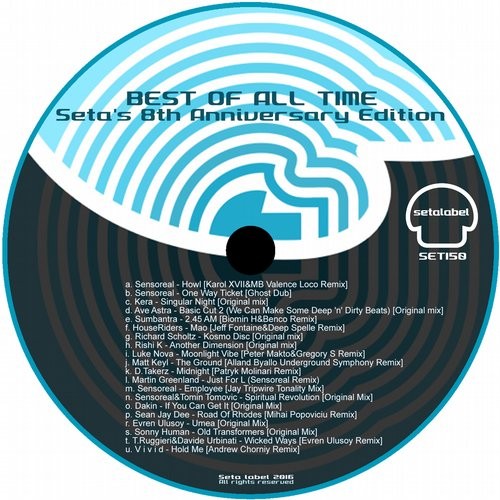 Best Of All Time/Seta Label’s 8th Anniversary Edition
