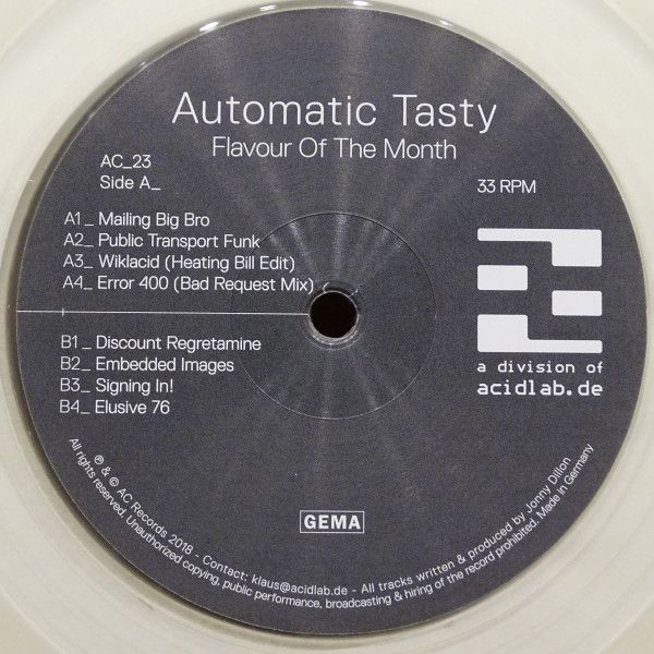 Automatic Tasty – Flavour Of The Month