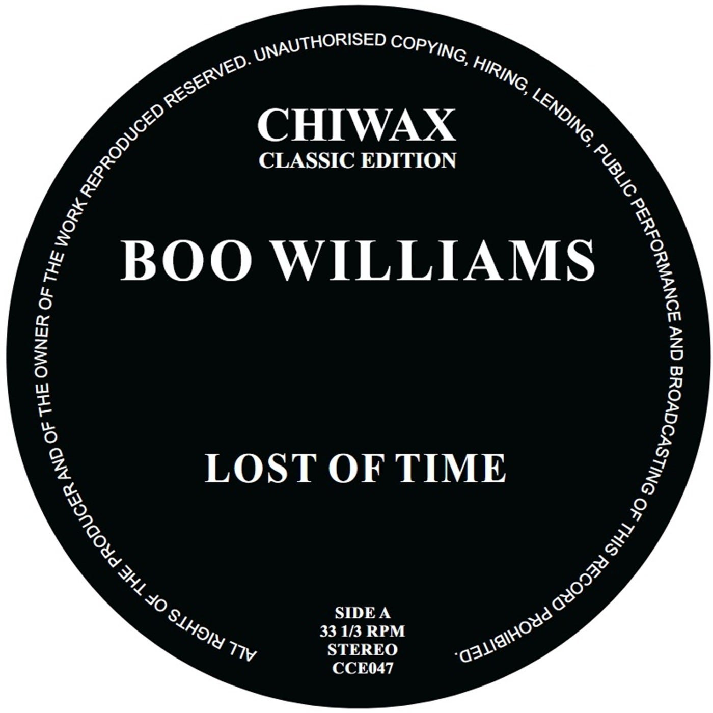 Boo Williams – Lost Of Time