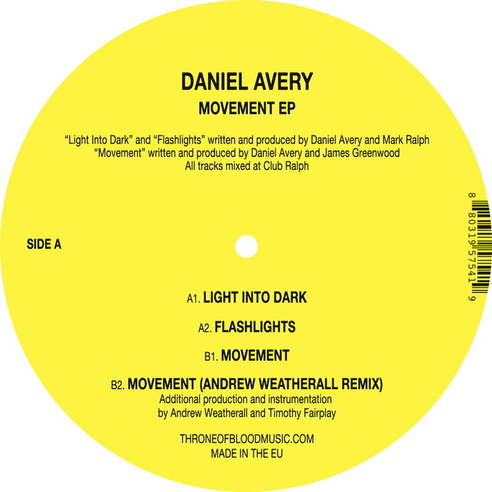 Daniel Avery – Movement EP