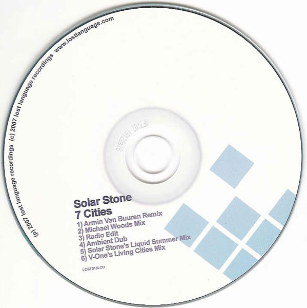 Solarstone – Seven Cities (LOST018)