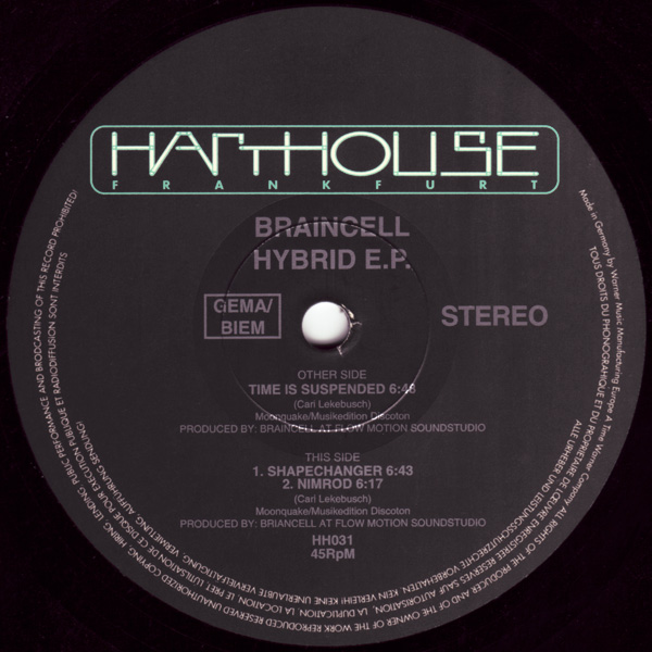Braincell ‎– Hybrid E.P.