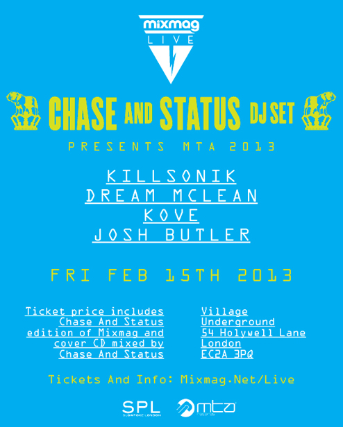Mixmag: Chase & Status Present MTA 2013