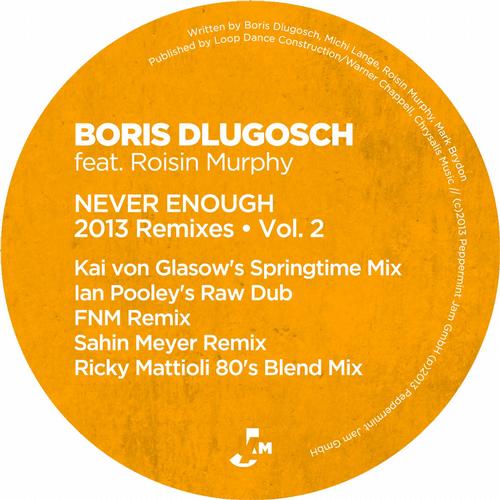 Boris Dlugosch feat. Roisin Murphy – Never Enough 2013 Remixes Vol. 2