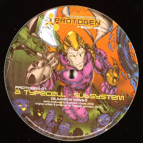 Typecell & Phace ‎– Subsystem (Subwave Remix) / Fraxion