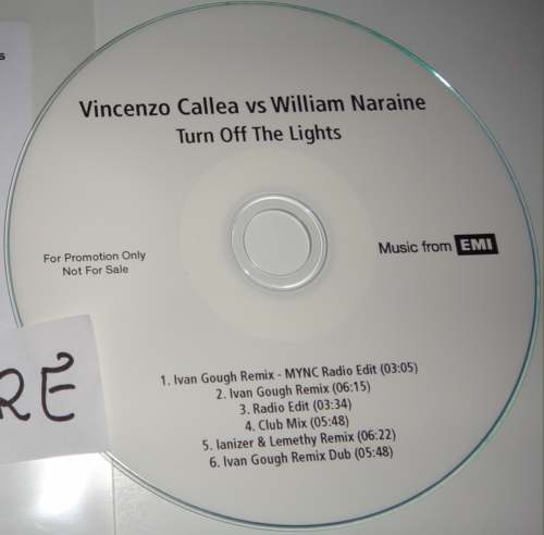 Vincenzo Callea vs William Naraine – Turn Off The Lights