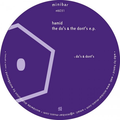 Hamid – The Do’s, The Dont’s EP