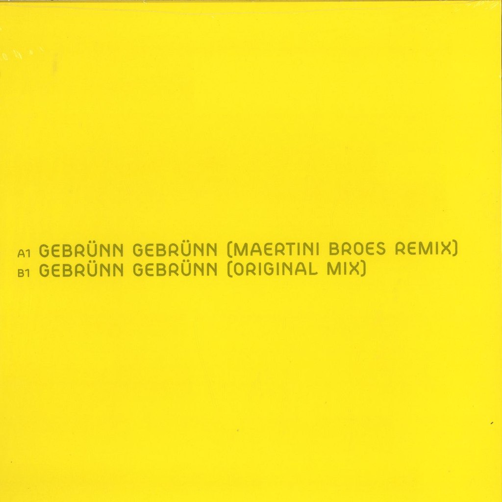 Paul Kalkbrenner – Gebrünn Gebrünn