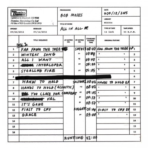 Bob Moses – All In All