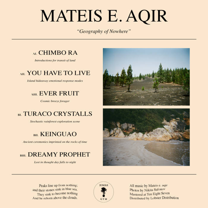 Mateis E. Aqir – Geography of Nowhere