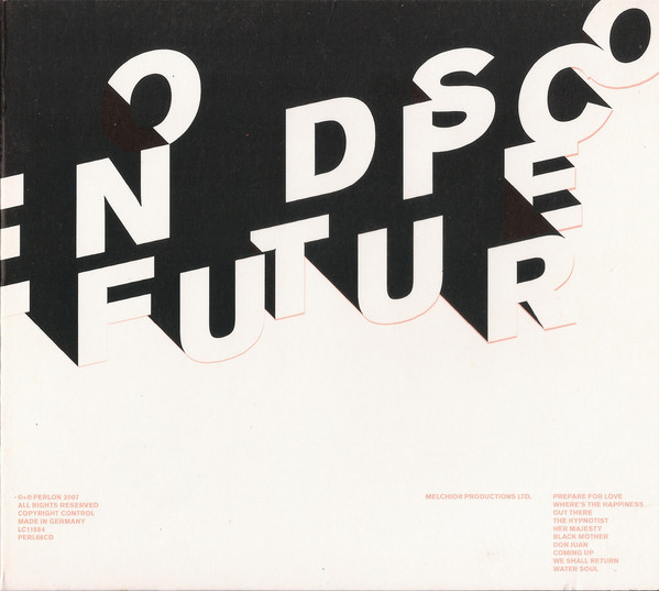 Melchior Productions Ltd. – No Disco Future [CD]
