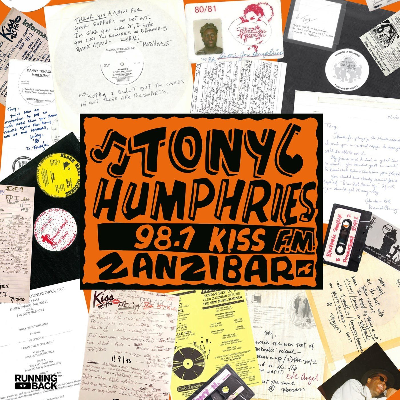 VA – Running Back Mastermix: Tony Humphries – Kiss FM Zanzibar Years